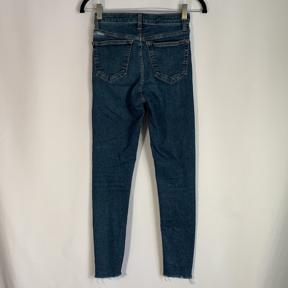 Topshop Blue Jamie Skinny Jeans - Picture 7 of 11